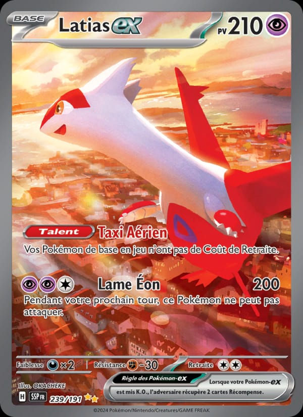Latias-ex 239/191 Étincelles Déferlantes (FR)