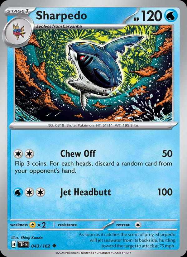 Sharpedo 043/162 Temporal Forces (EN)
