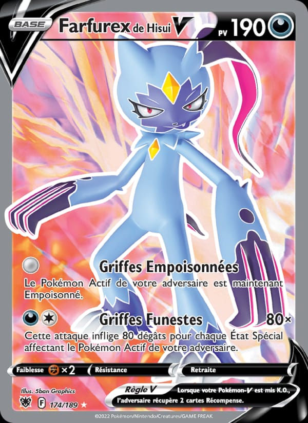 Farfurex de Hisui V 174/189 Astres Radieux (FR)