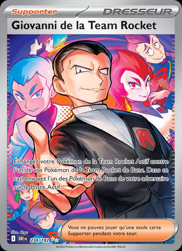 Giovanni de la Team Rocket 238/182 Rivalités Destinées (FR)