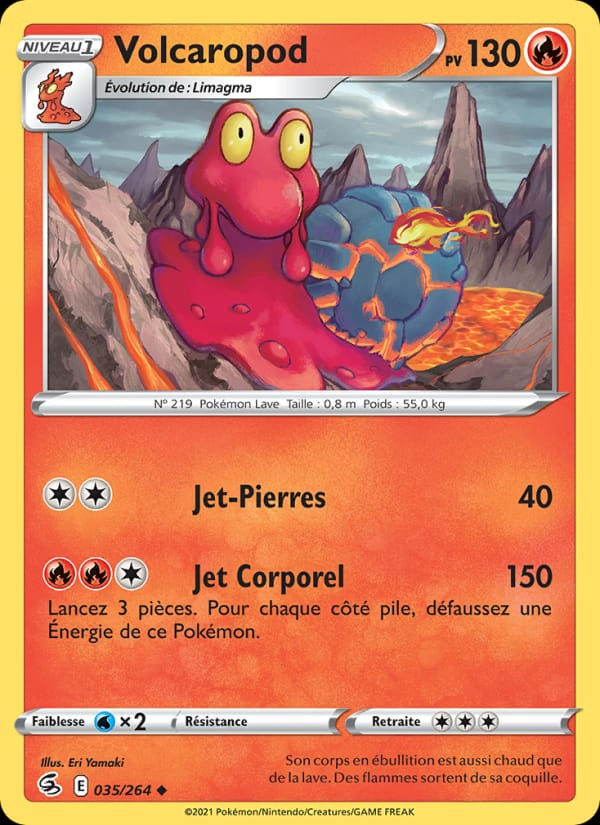 Volcaropod 035/264 Poing de Fusion (FR)