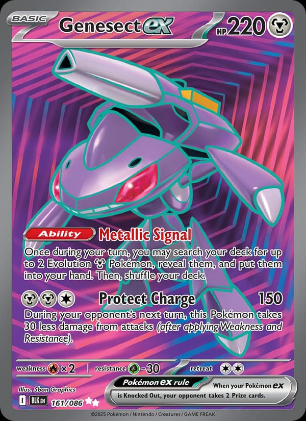 Genesect ex 161/086 Black Bolt (EN)