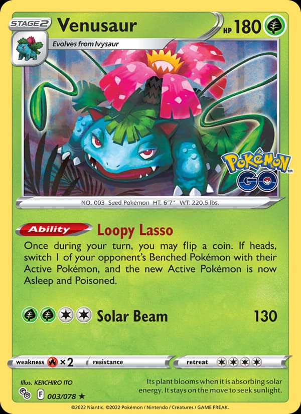 Venusaur 003/078 Pokémon GO (EN)