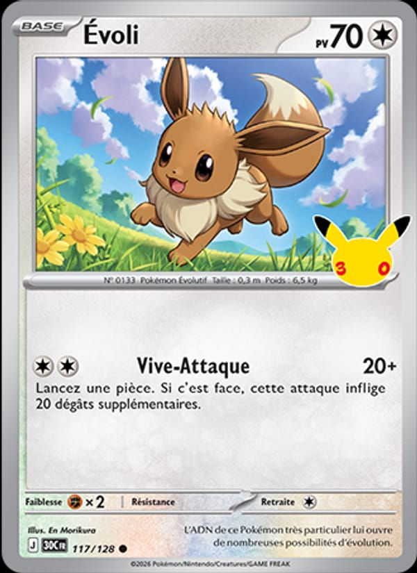 Évoli 117/128 30ᵉ Anniversaire (FR)