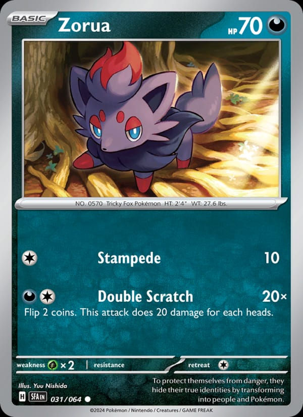 Zorua 031/064 Shrouded Fable (EN)