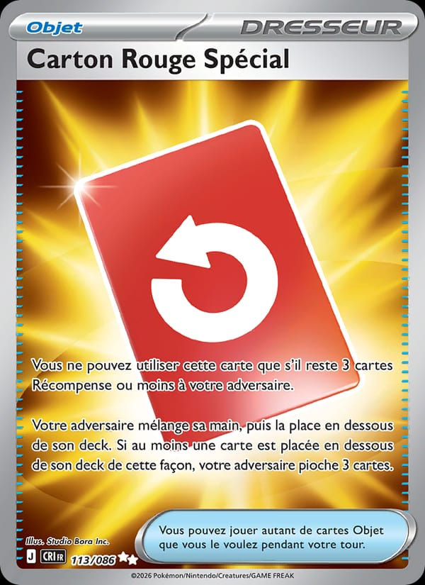 Carton Rouge Spécial 113/086 Chaos Ascendant (FR)