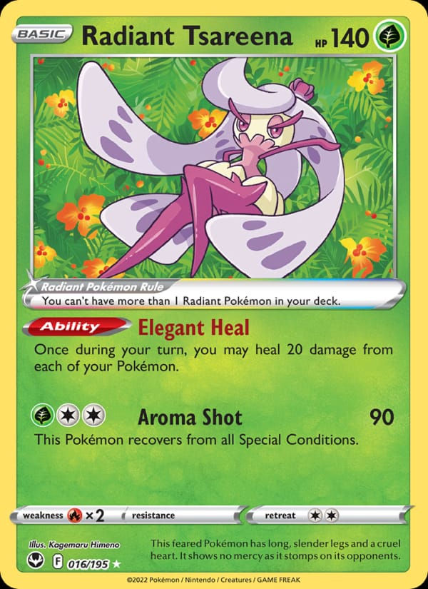 Radiant Tsareena 016/195 Silver Tempest (EN)