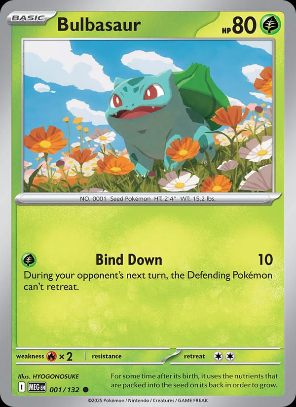 Bulbasaur 001/132 Mega Evolution (EN)