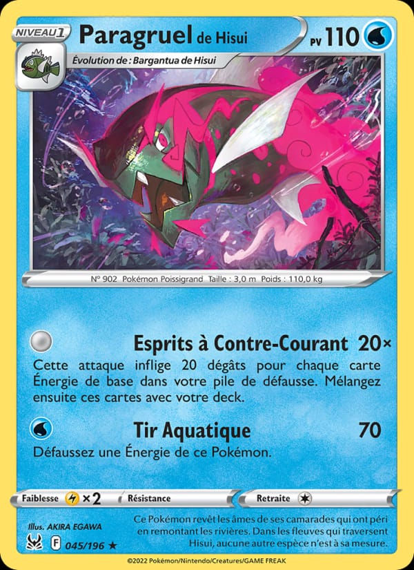 Paragruel de Hisui 045/196 Origine Perdue (FR)