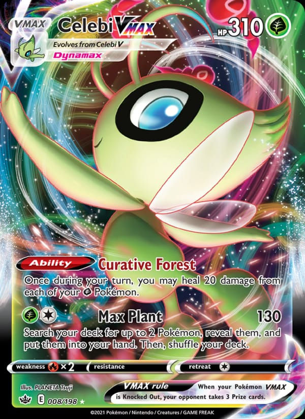 Celebi VMAX 008/198 Chilling Reign (EN)