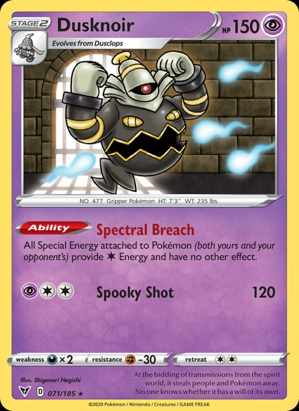 Dusknoir 071/185 Vivid Voltage (EN)