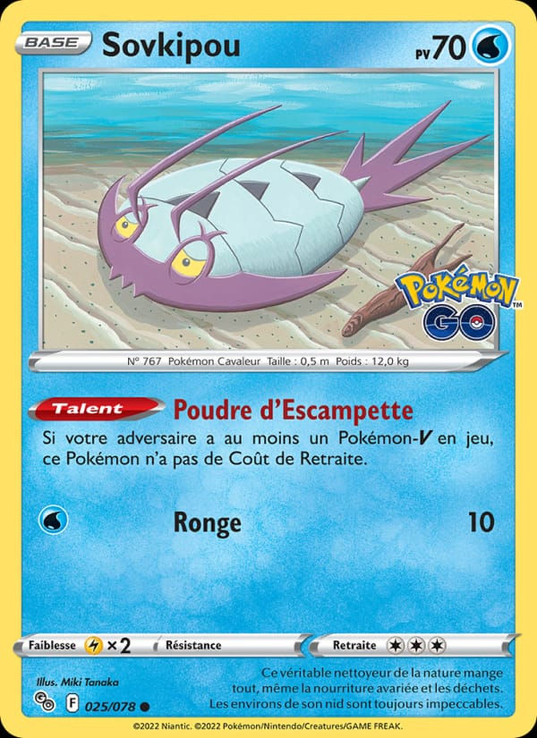 Sovkipou 025/078 Pokémon GO (FR)