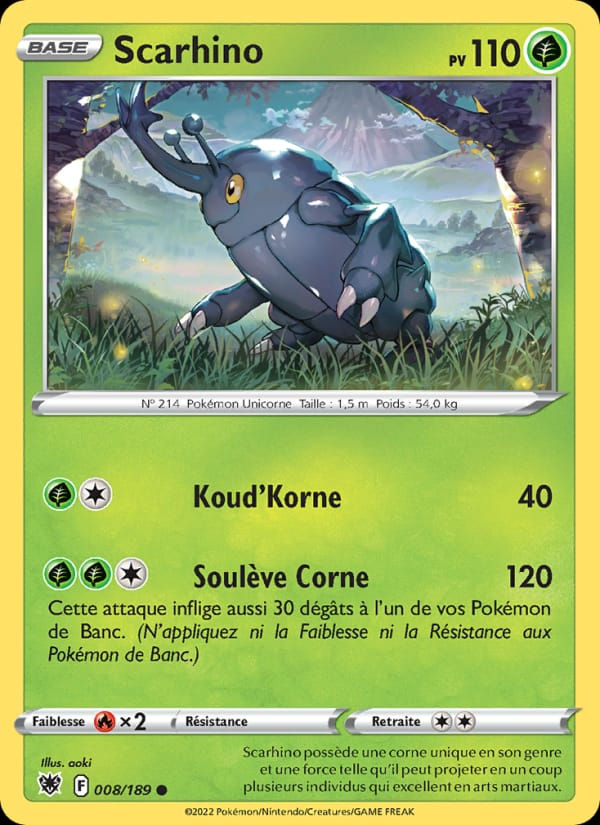 Scarhino 008/189 Astres Radieux (FR)