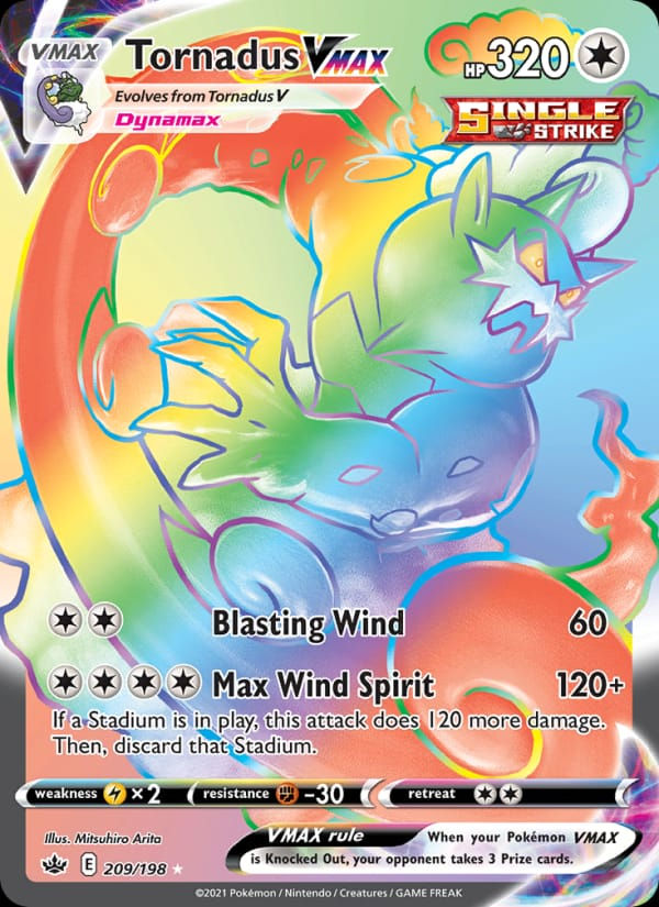 Tornadus VMAX 209/198 Chilling Reign (EN)