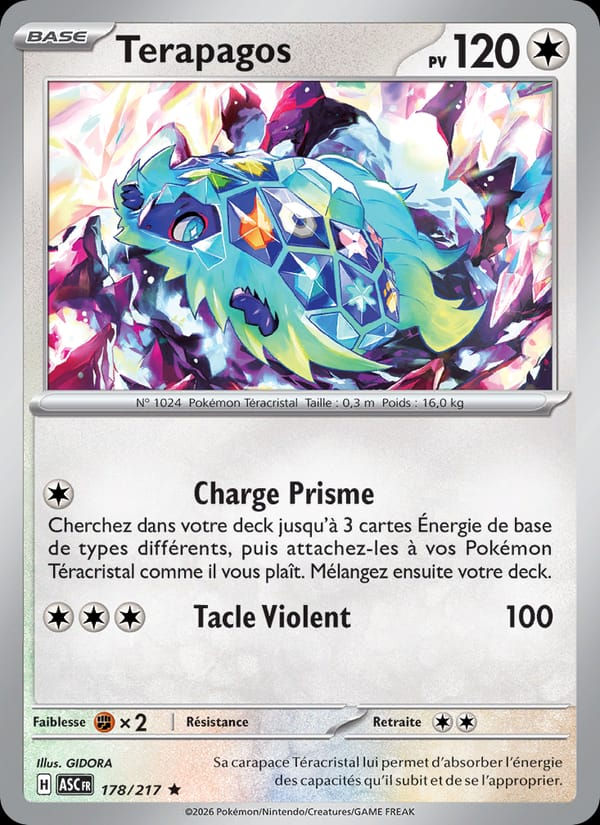 Terapagos 178/217 Héros Transcendants (FR)