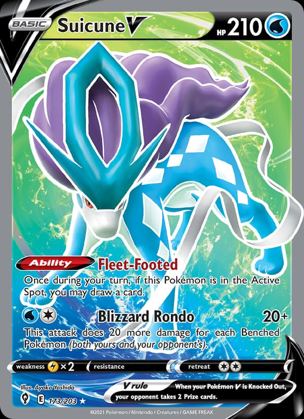 Suicune V 173/203 Evolving Skies (EN)