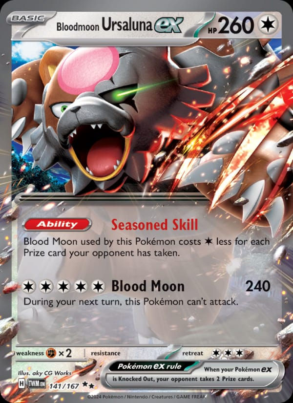 Bloodmoon Ursaluna ex 141/167 Twilight Masquerade (EN)