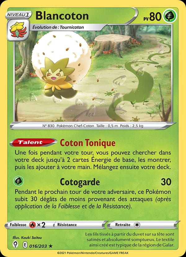 Blancoton 016/203 Évolution Céleste (FR)