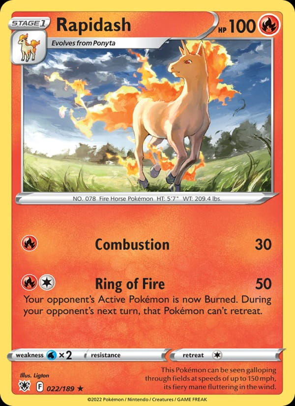 Rapidash 022/189 Astral Radiance (EN)