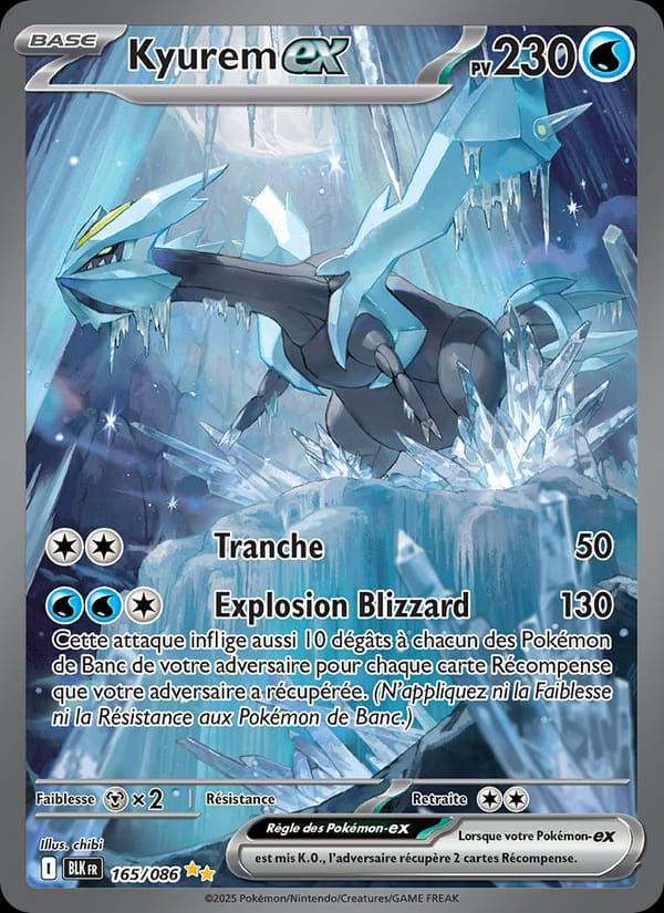 Kyurem-ex 165/086 Foudre Noire (FR)