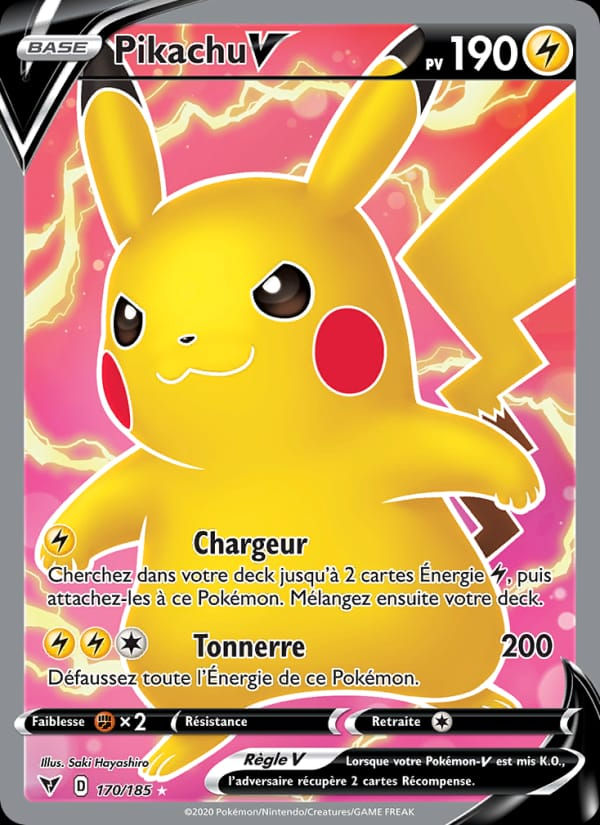 Pikachu V 170/185 Voltage Éclatant (FR)