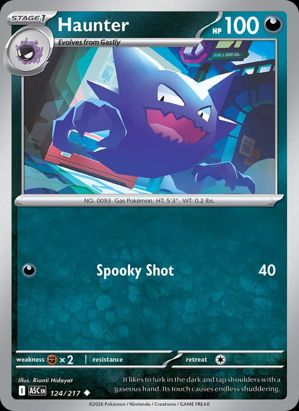Haunter 124/217 Ascended Heroes (EN)