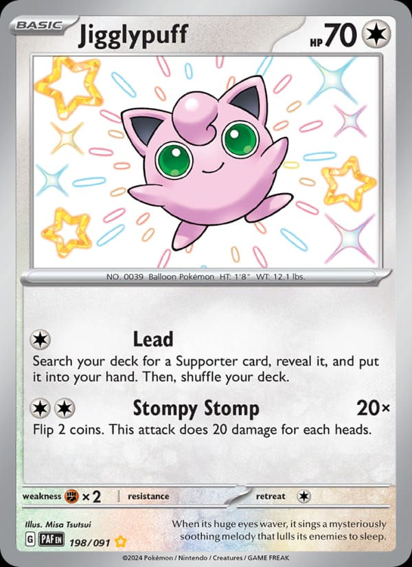 Jigglypuff 198/091 Paldean Fates (EN)