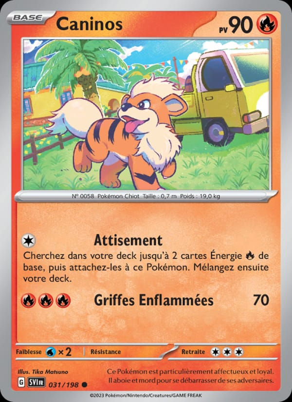 Caninos 031/198 Écarlate et Violet (FR)