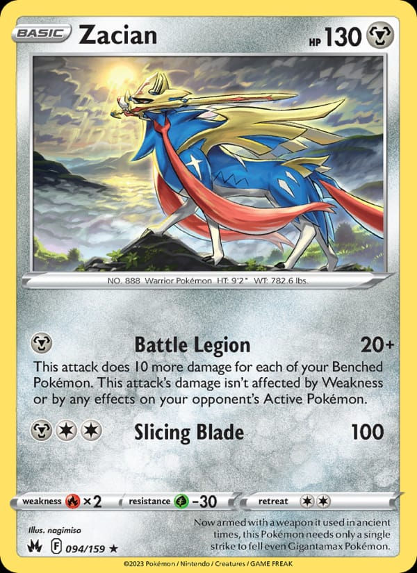 Zacian 094/159 Crown Zenith (EN)