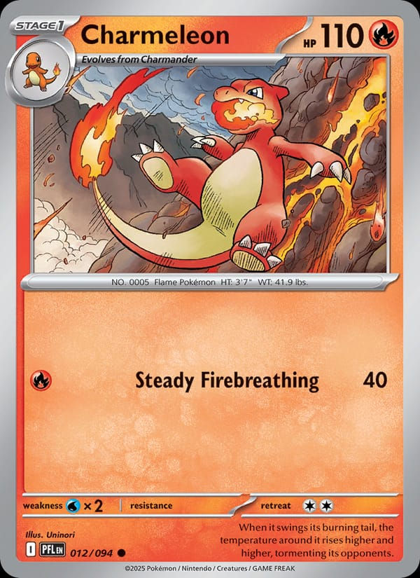 Charmeleon 012/094 Phantasmal Flames (EN)