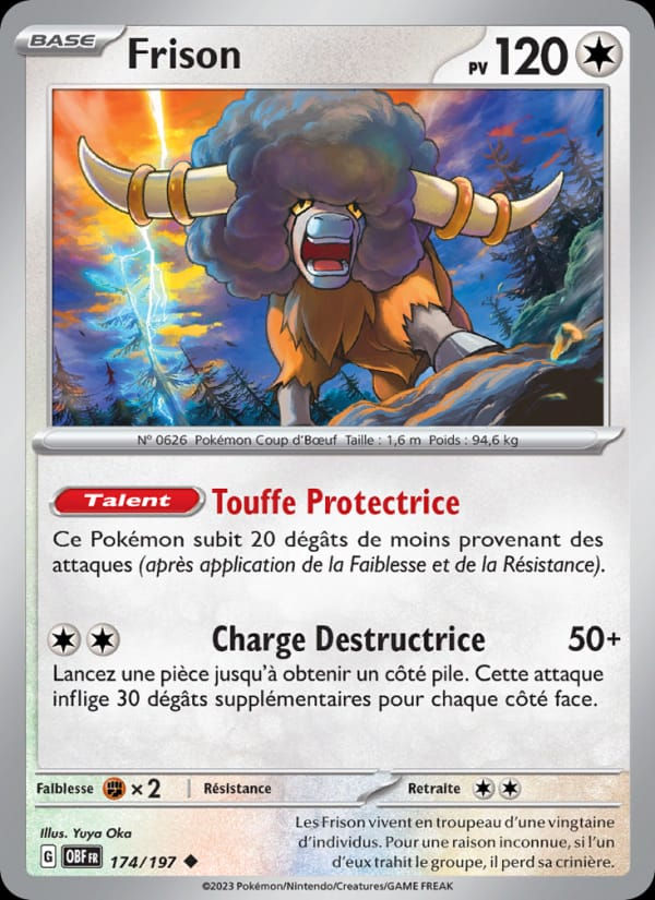 Frison 174/197 Flammes Obsidiennes (FR)