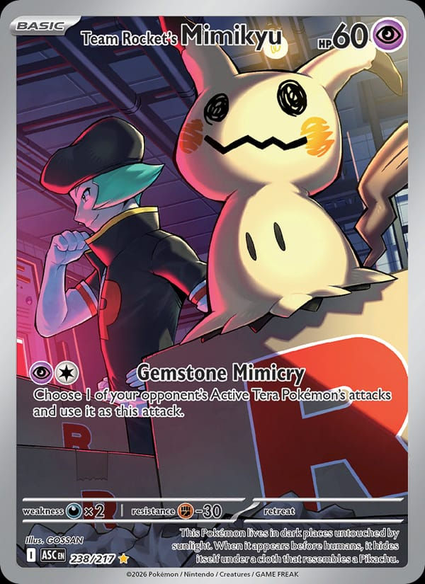 Team Rocket's Mimikyu 238/217 Ascended Heroes (EN)