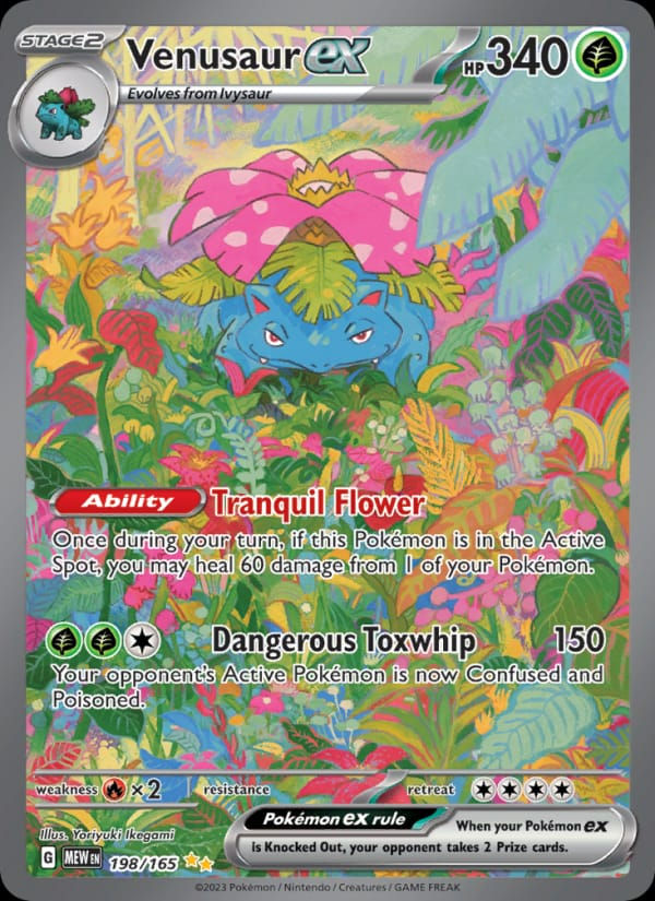 Venusaur ex 198/165 151 (EN)