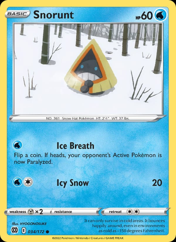 Snorunt 034/172 Brilliant Stars (EN)