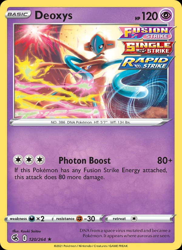 Deoxys 120/264 Fusion Strike (EN)