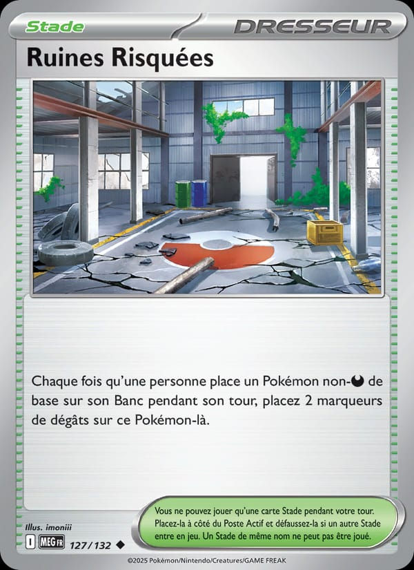 Ruines Risquées 127/132 Méga-Évolution (FR)