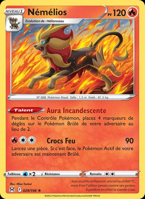 Némélios 029/196 Origine Perdue (FR)