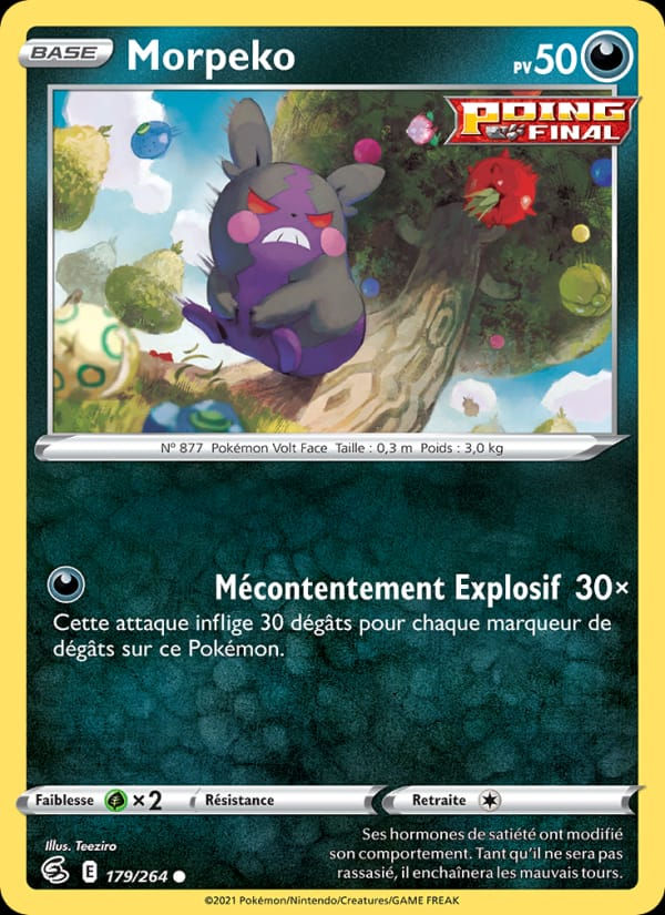 Morpeko 179/264 Poing de Fusion (FR)