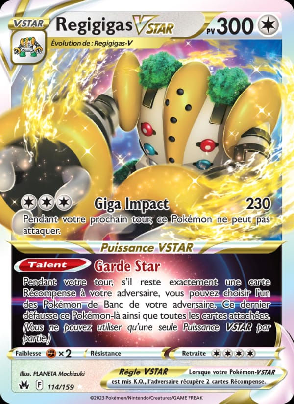 Regigigas VSTAR 114/159 Zénith Suprême (FR)