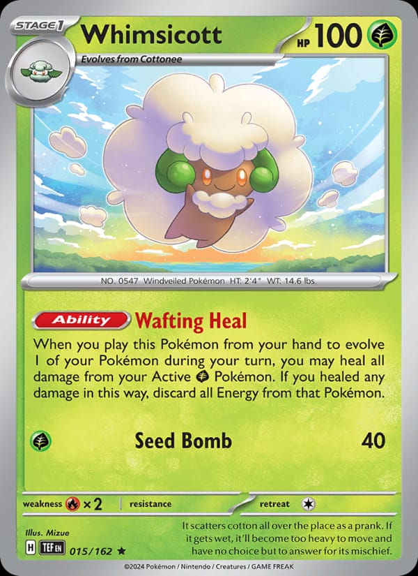 Whimsicott 015/162 Temporal Forces (EN)