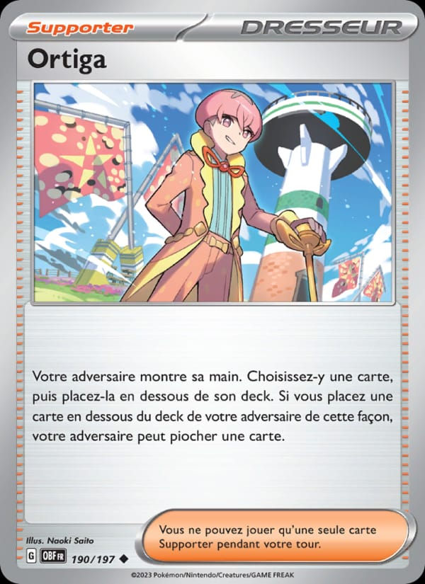 Ortiga 190/197 Flammes Obsidiennes (FR)