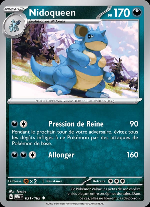 Nidoqueen 031/165 151 (FR)
