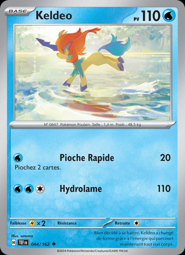 Keldeo 044/162 Forces Temporelles (FR)