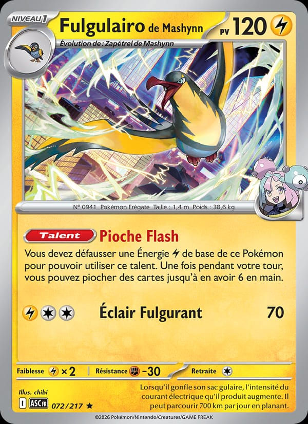 Fulgulairo de Mashynn 072/217 Héros Transcendants (FR)