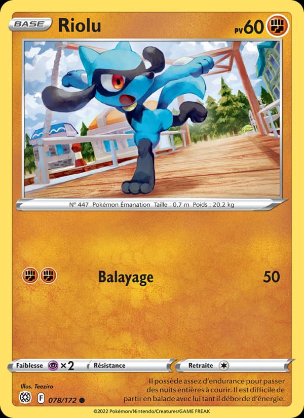 Riolu 078/172 Stars Étincelantes (FR)