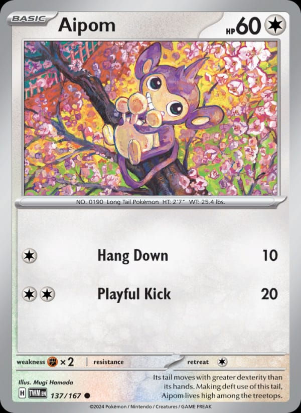 Aipom 137/167 Twilight Masquerade (EN)
