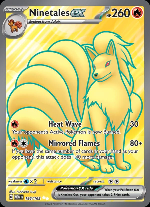 Ninetales ex 186/165 151 (EN)