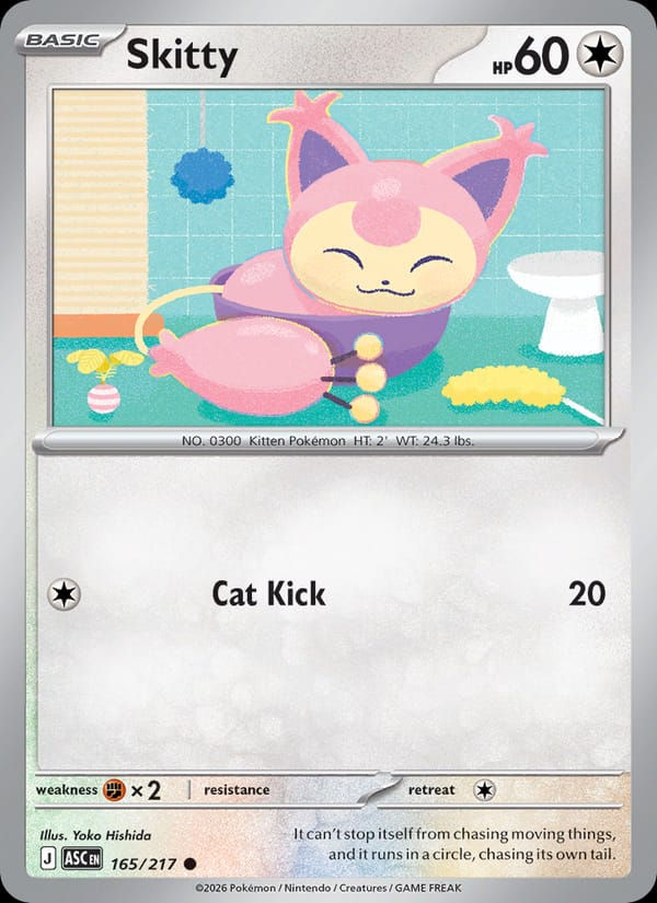 Skitty 165/217 Ascended Heroes (EN)