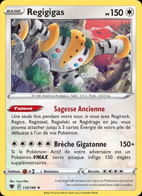 Regigigas 130/189 Astres Radieux (FR)
