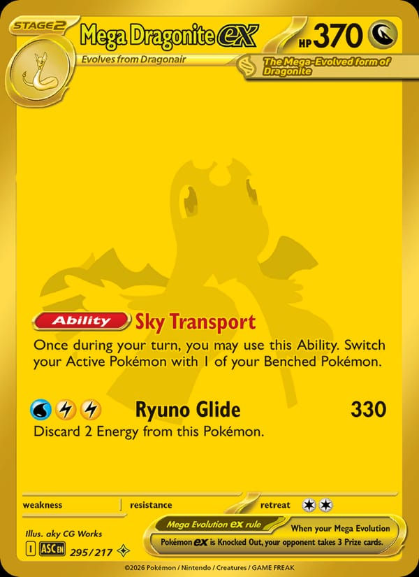 Mega Dragonite ex 295/217 Ascended Heroes (EN)